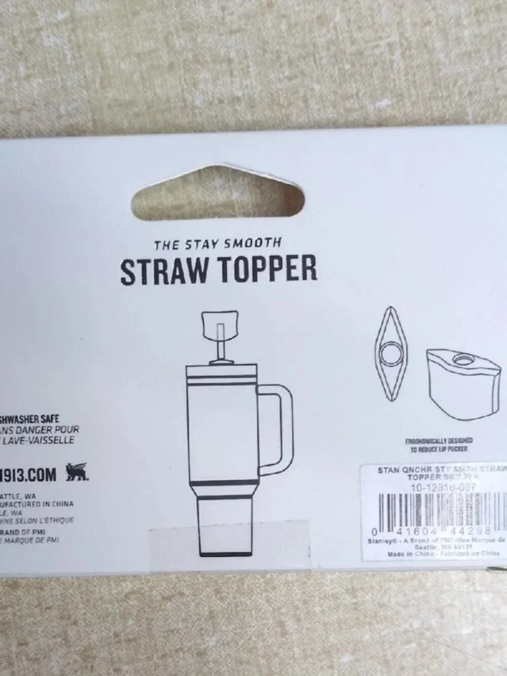 Stanley Sky Blue Straw Topper, 2 Piece Set NWT - Picture 3 of 3